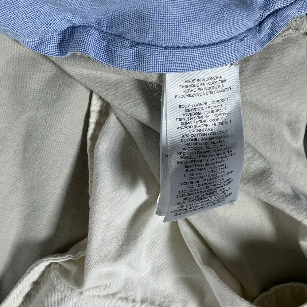 Polo Ralph Lauren Mens 48 Big Khaki Tan Stretch Classic Chino Shorts 9.5 Inseam